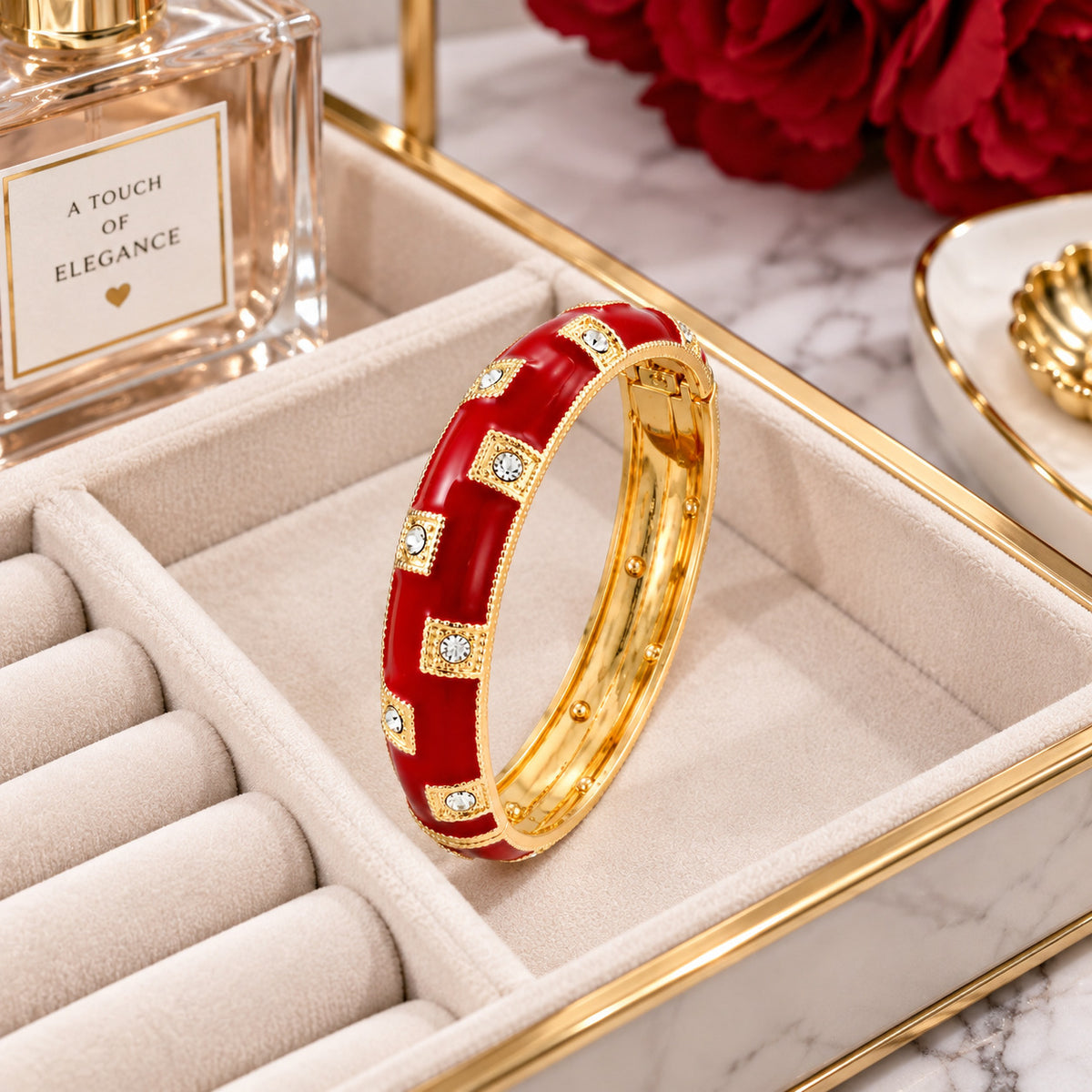Ruby Royale Bangle