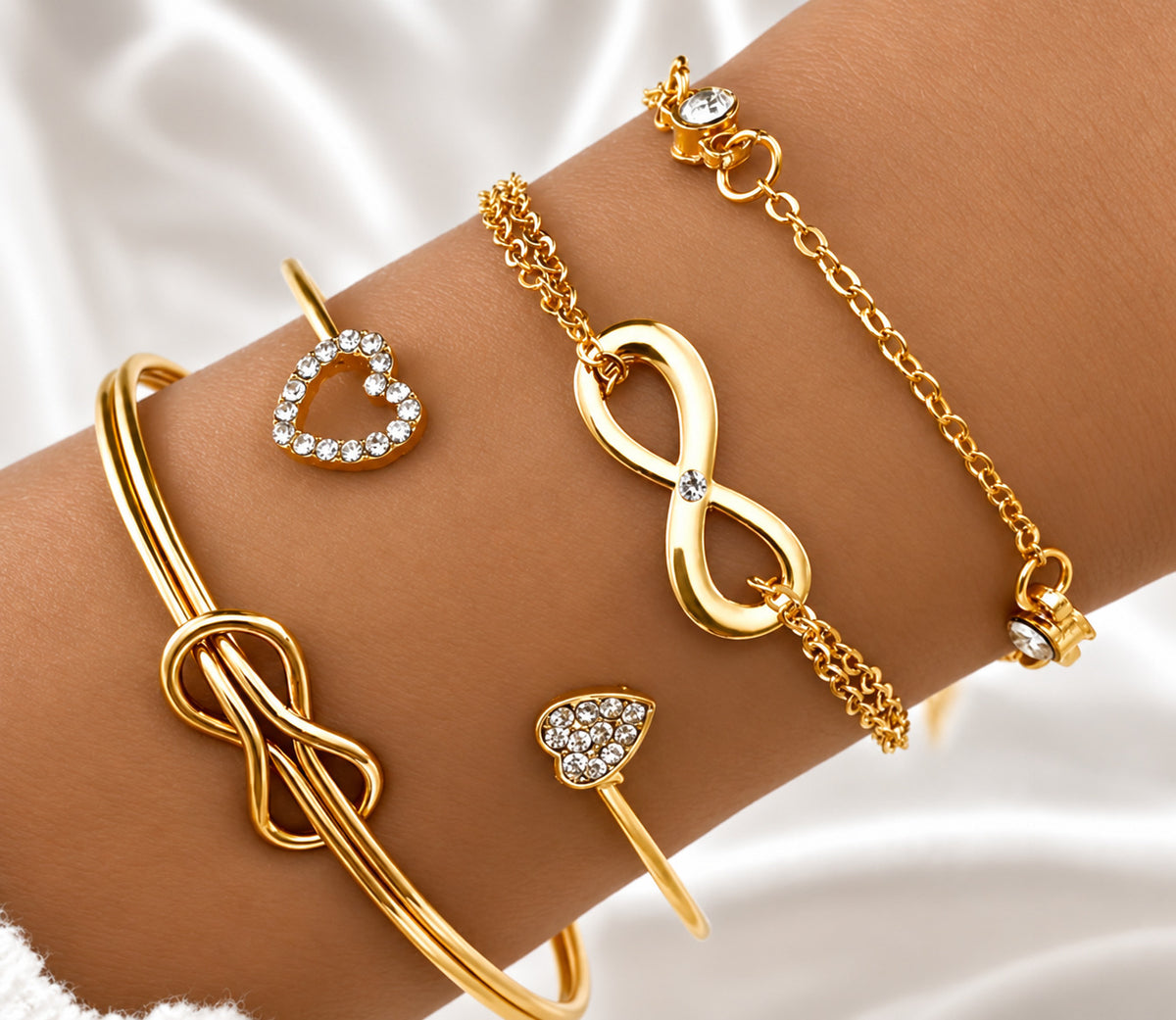 Infinite Glamour Bracelet Set