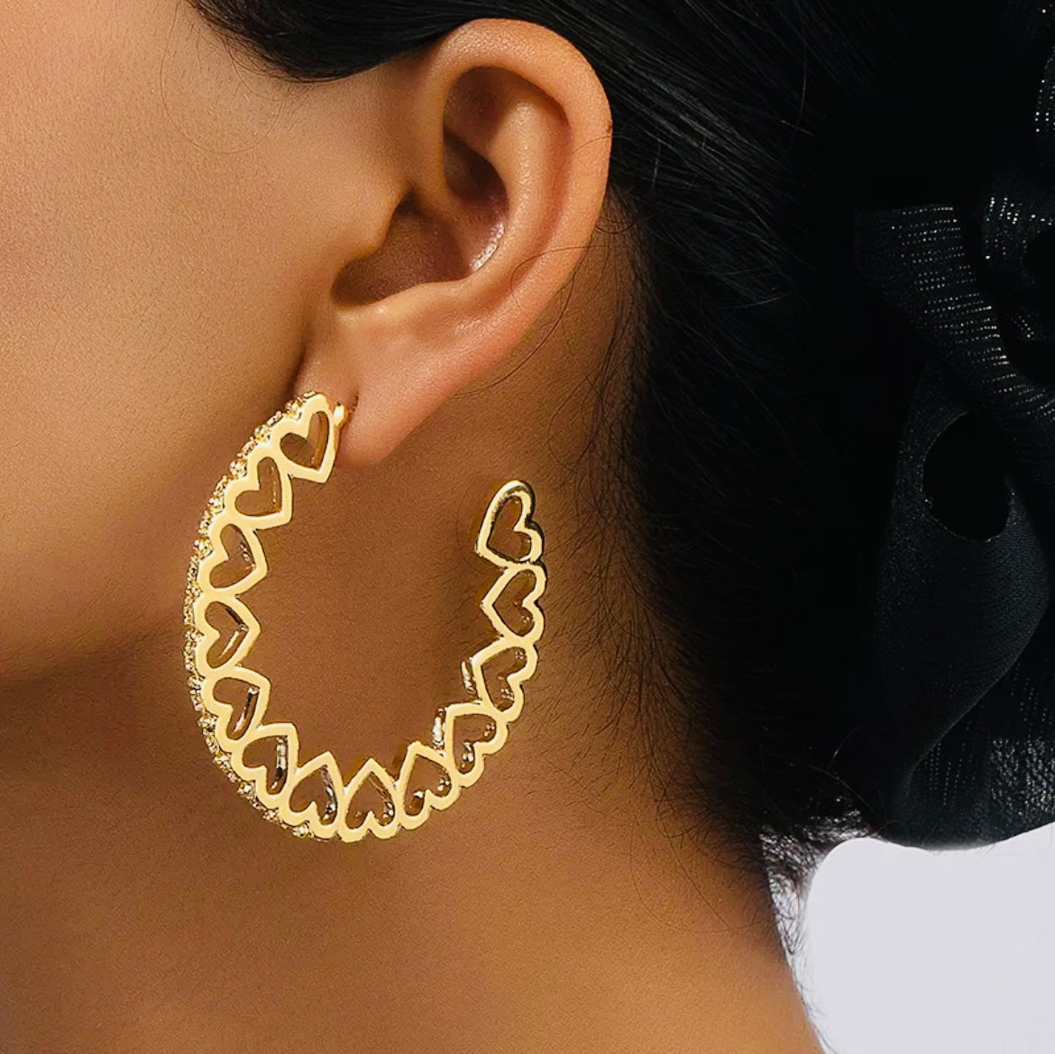 Heartbeat Hoops Earrings