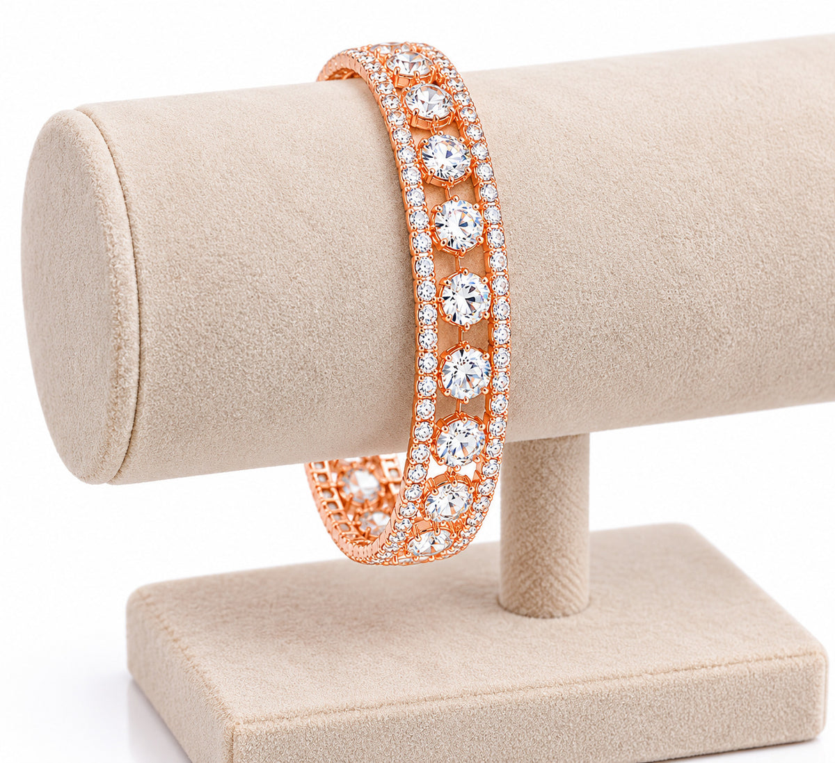 Crystal Royale Bracelet- Rosegold