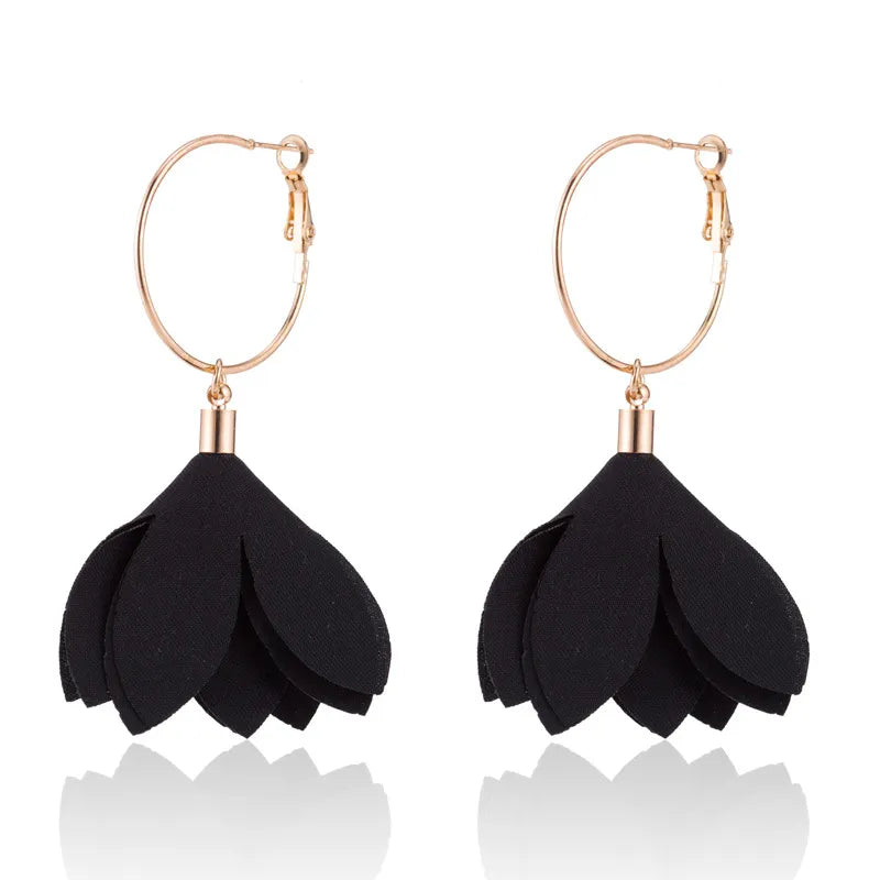 Flower Drop Earrings