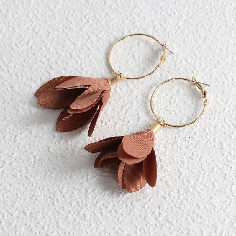 Flower Drop Earrings