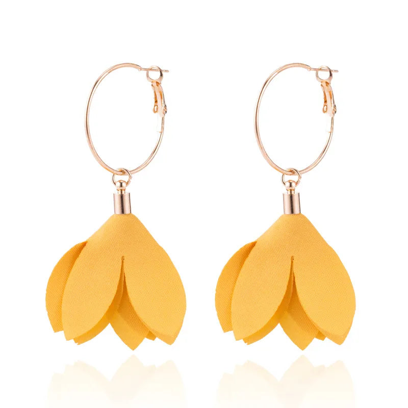 Flower Drop Earrings