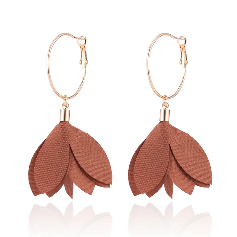 Flower Drop Earrings