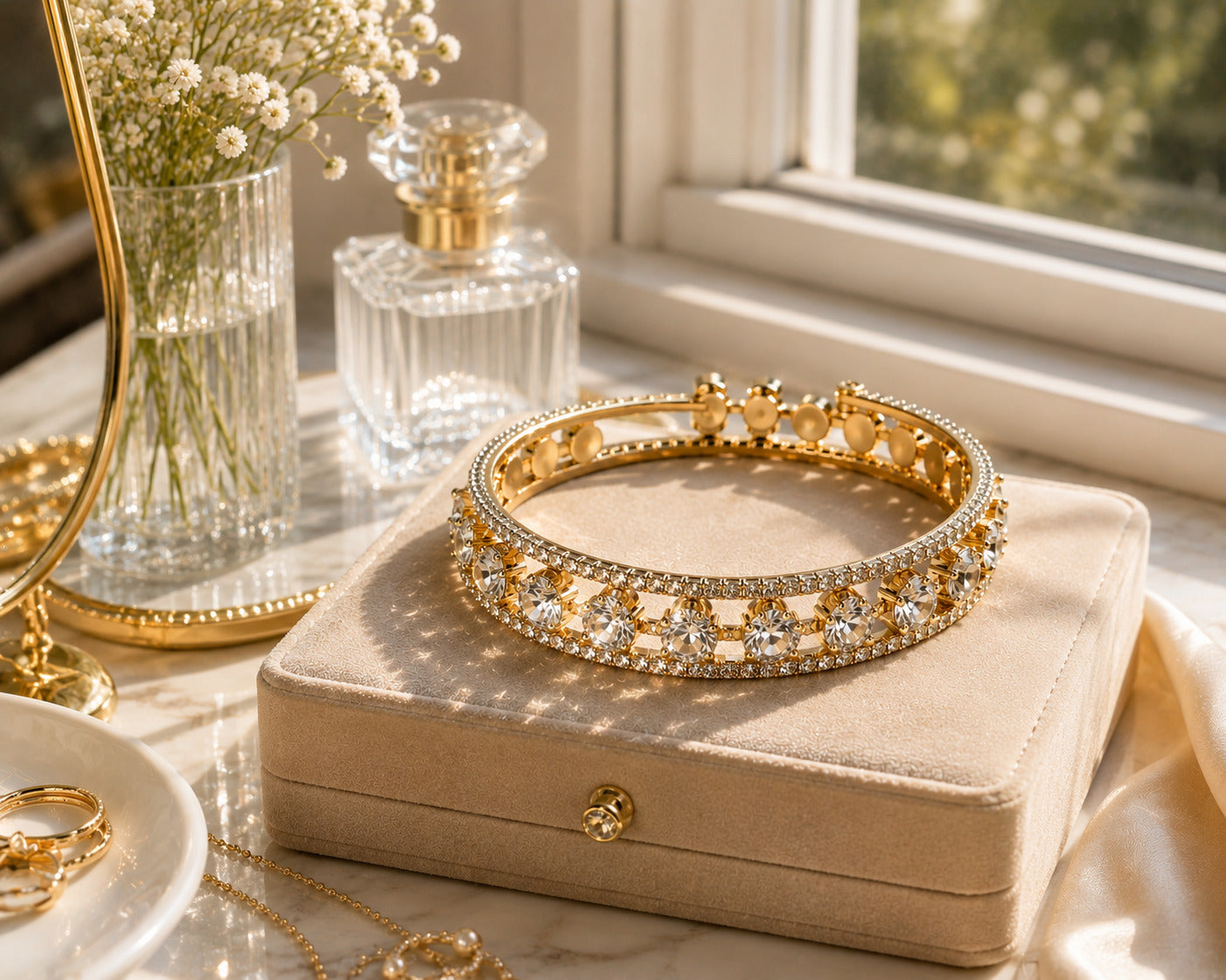 Crystal Royale Bracelet-Gold