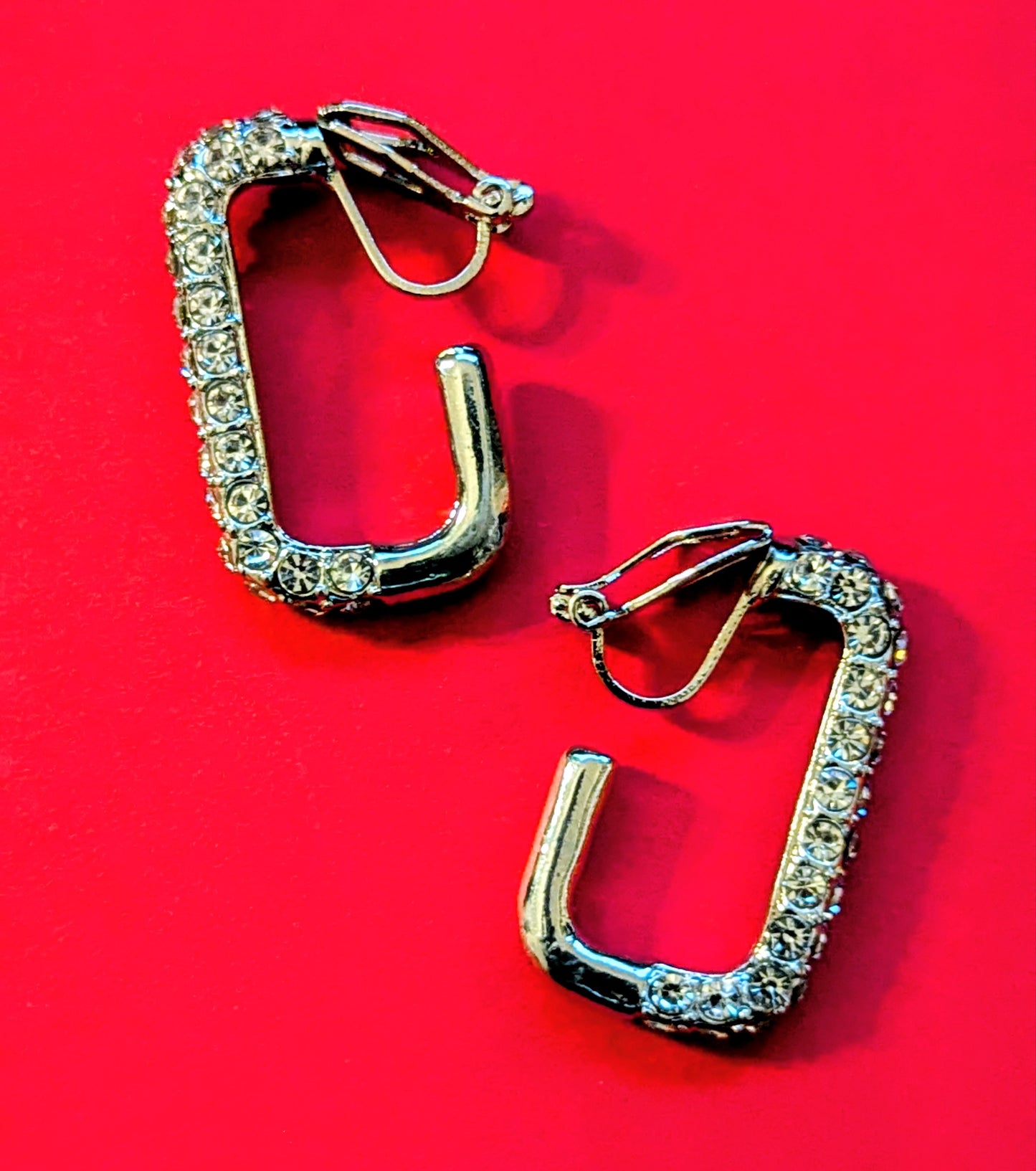 Radiant Crystal Hoop Earrings