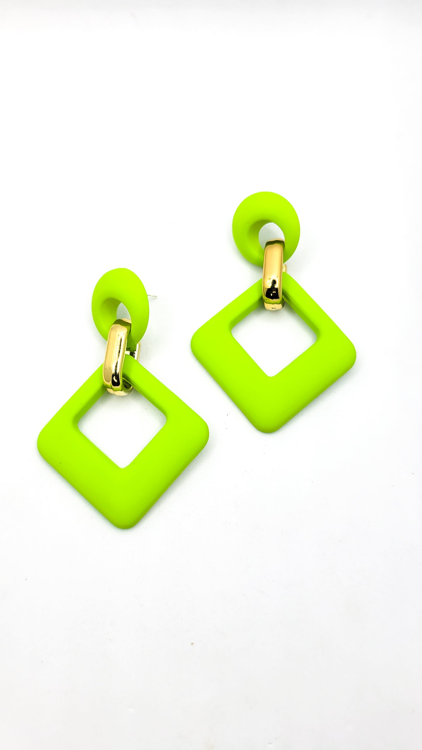 Velvet Rhombus Drop Earrings