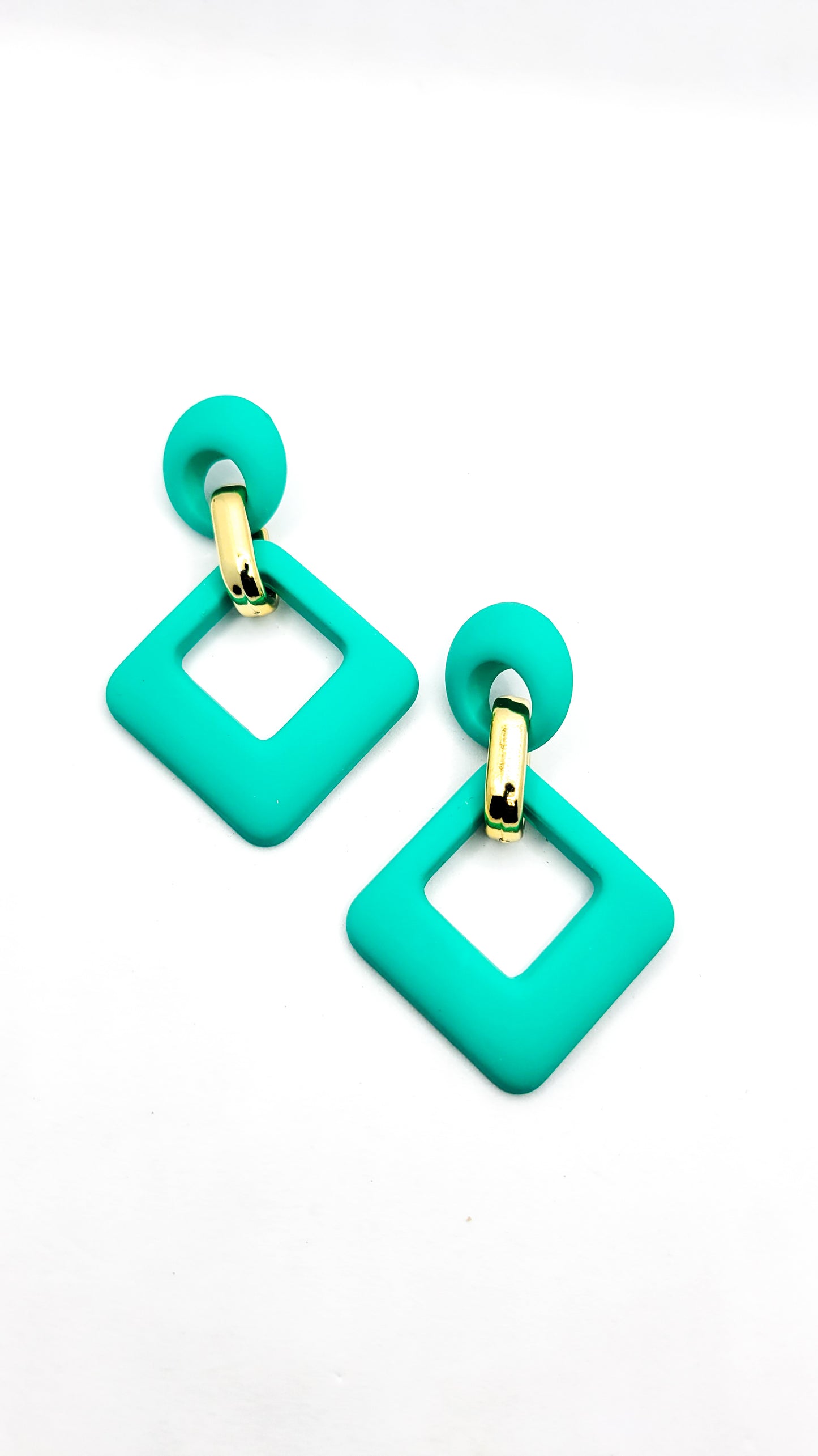 Velvet Rhombus Drop Earrings