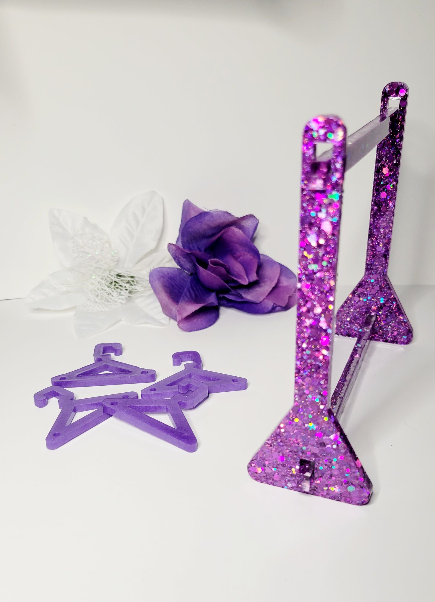 Purple Passion Glitter Earring Closet