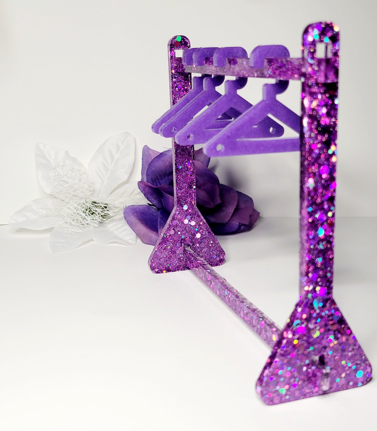 Purple Passion Glitter Earring Closet