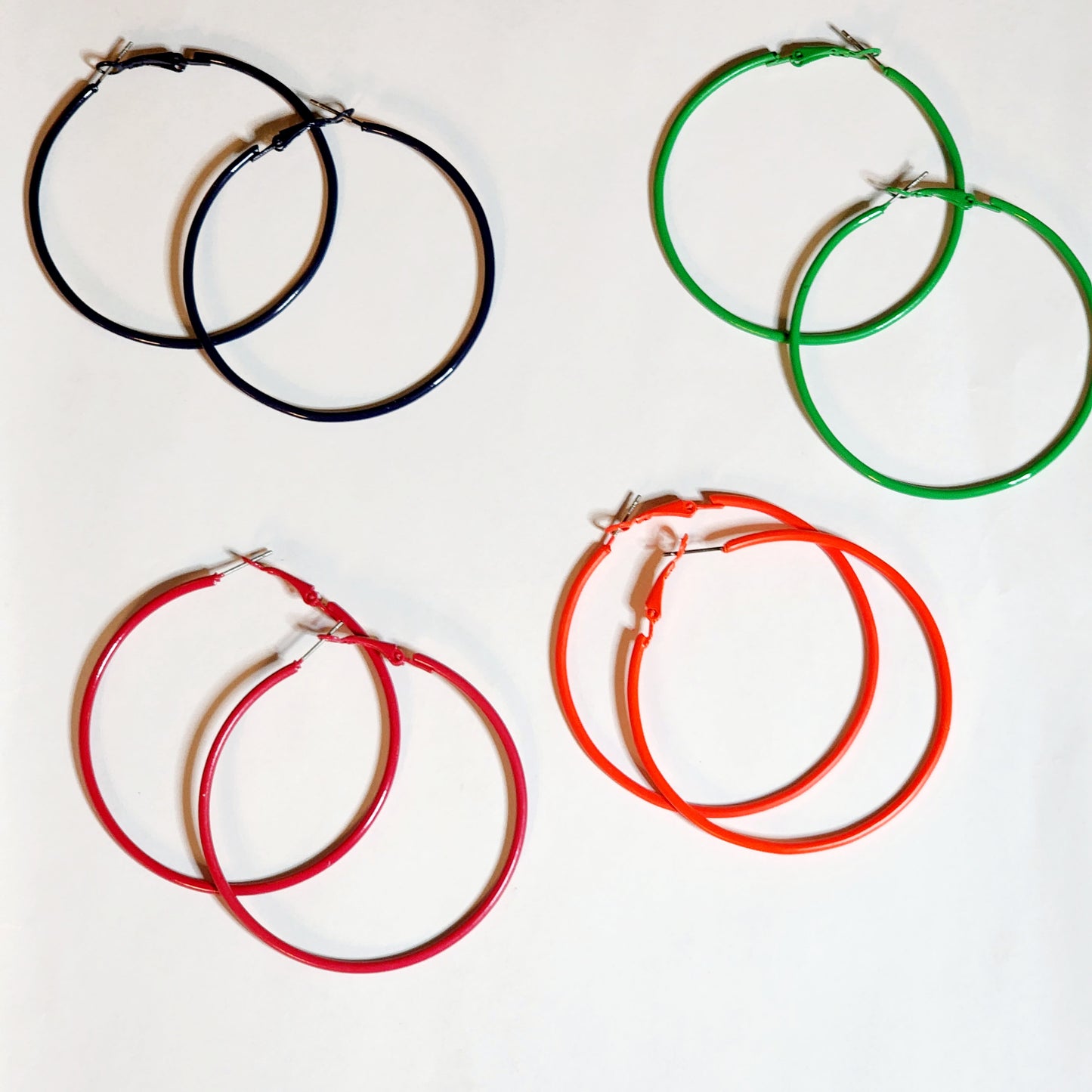 Radiant Rainbow Hoops