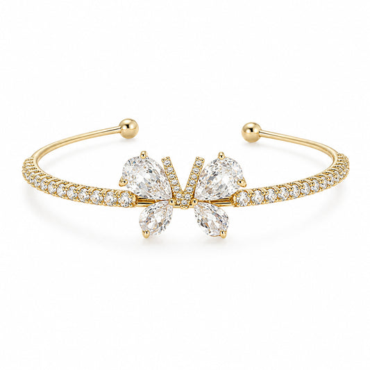Diamond Flutter Butterfly Cuff