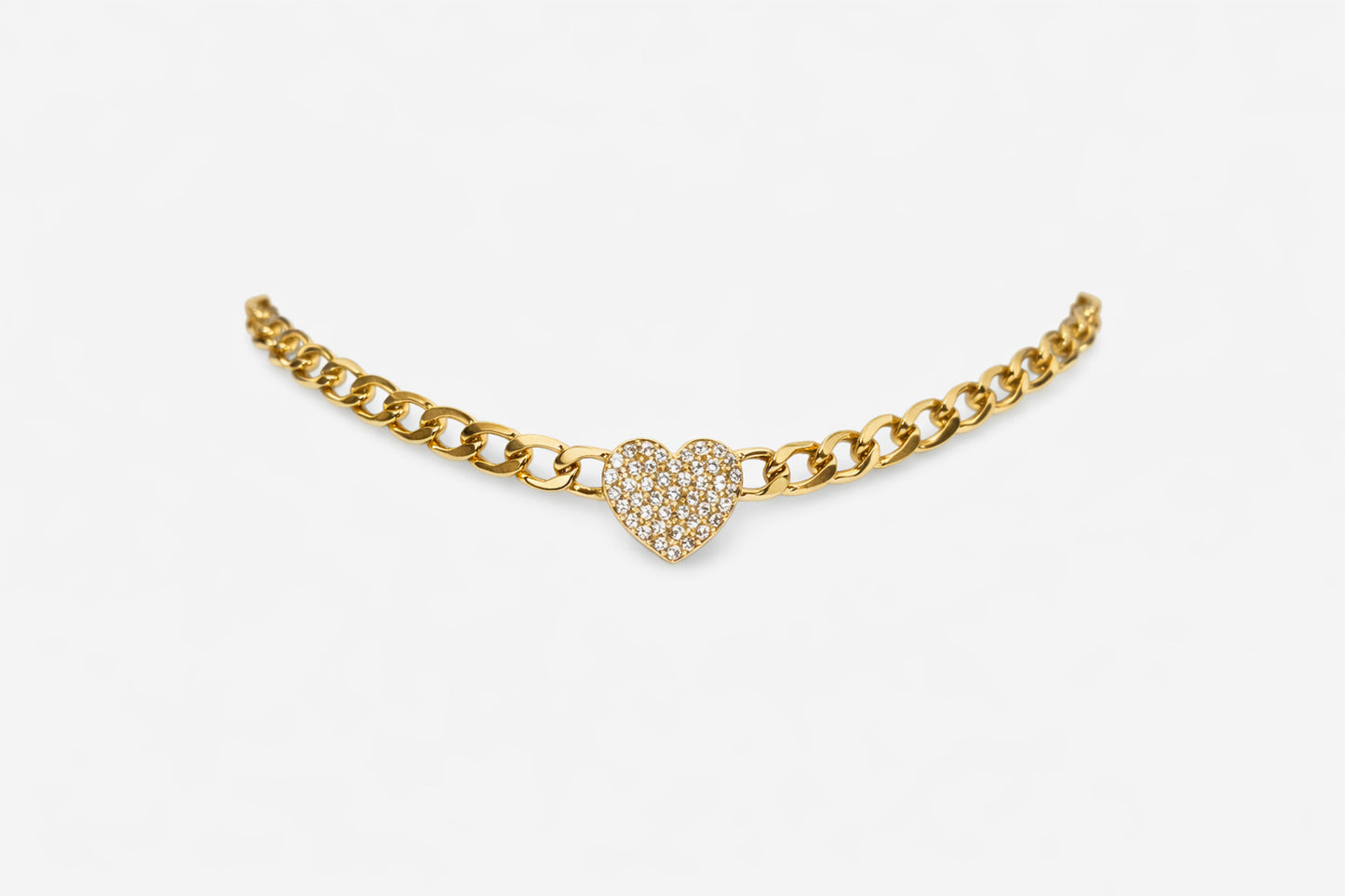 Heart of Gold Choker