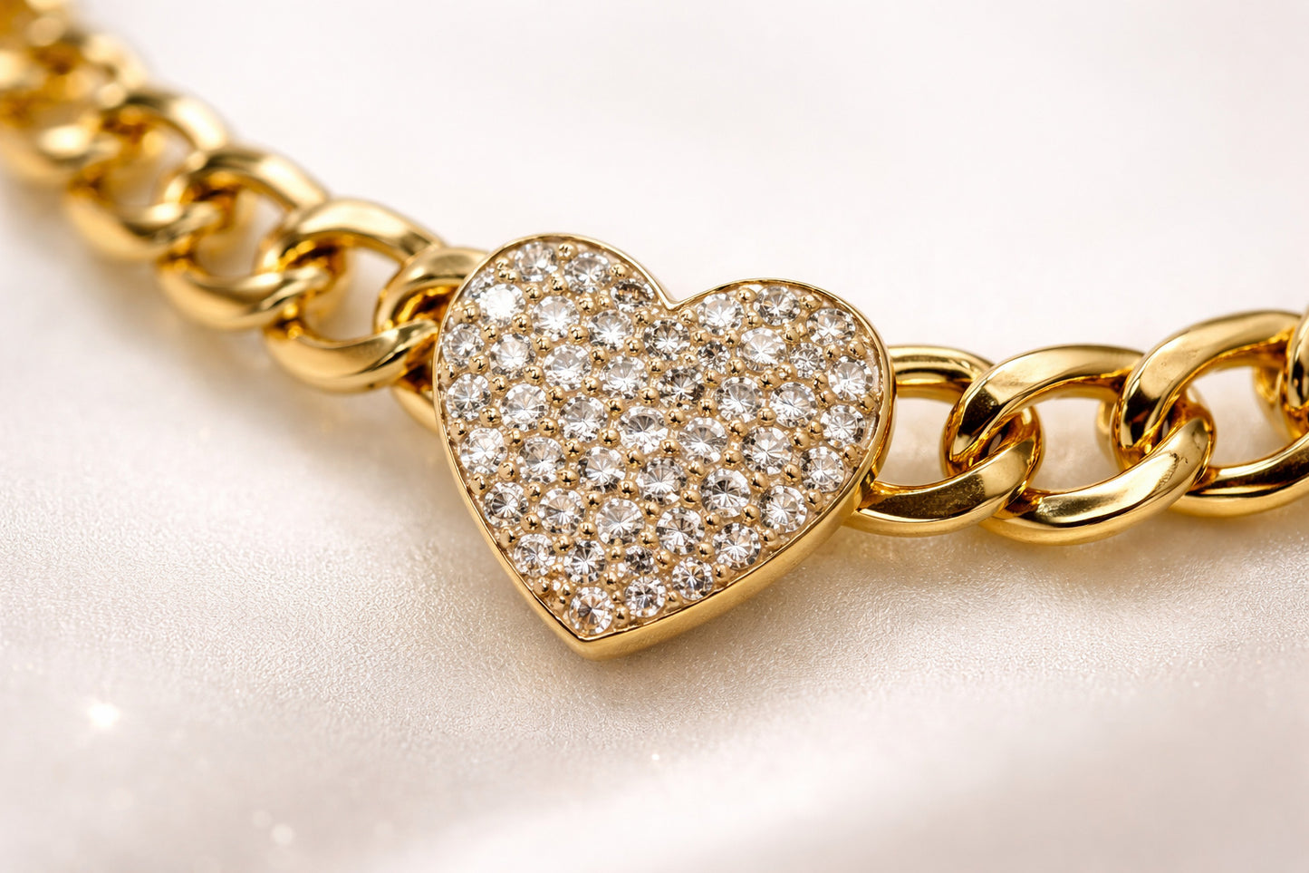 Heart of Gold Choker