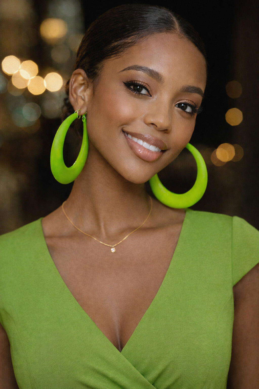 Bold Horizon Oversized Hoop Earrings for Women – Lightweight Statement Hoops
