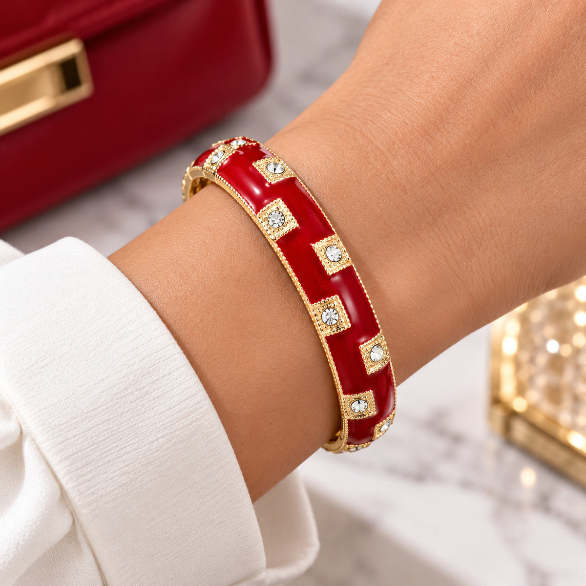 Ruby Royale Bangle