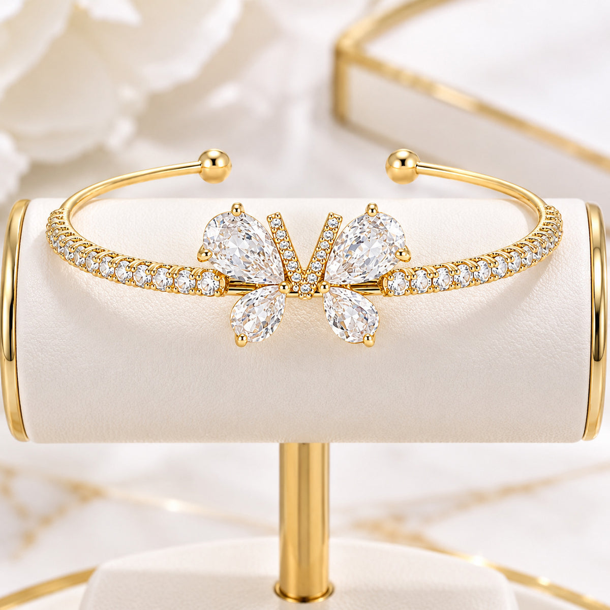 Diamond Flutter Butterfly Cuff