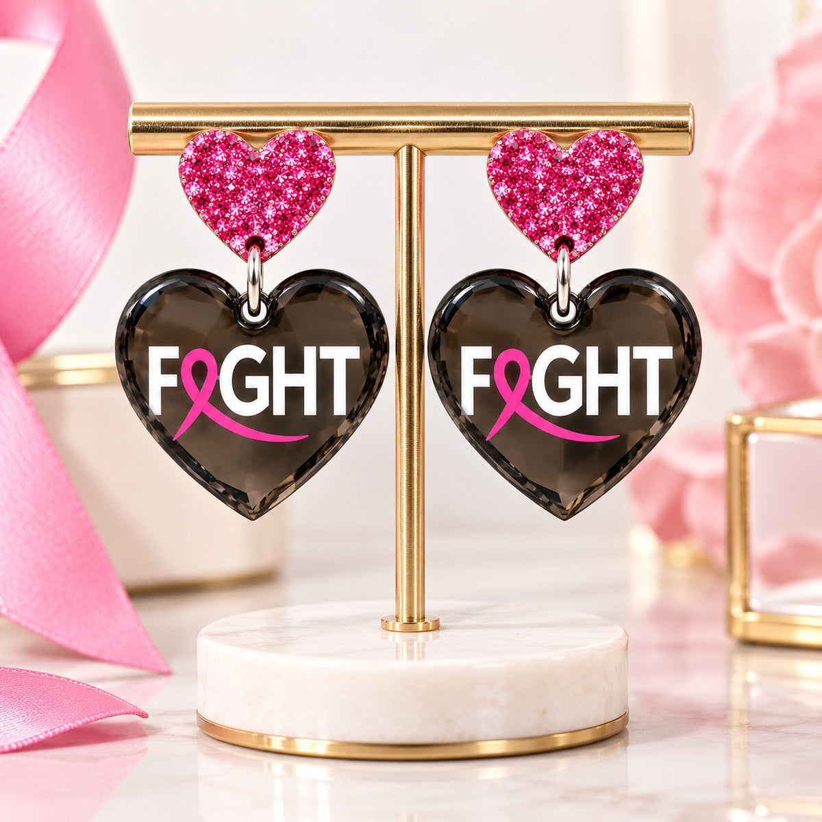 Pink Power Hearts