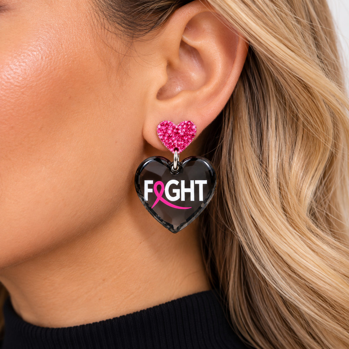 Pink Power Hearts