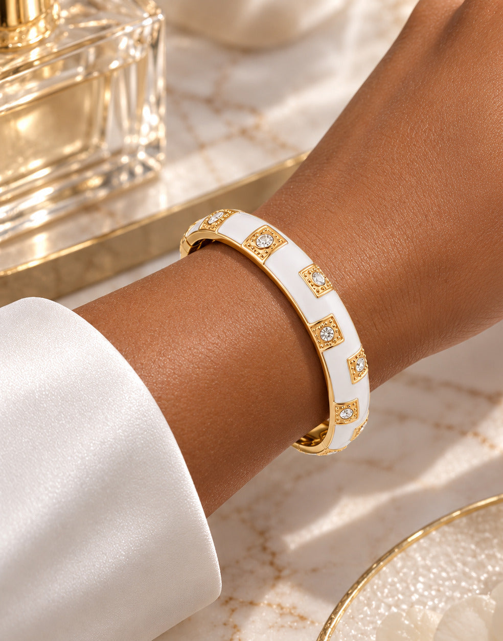 Ivory Majesty Bangle