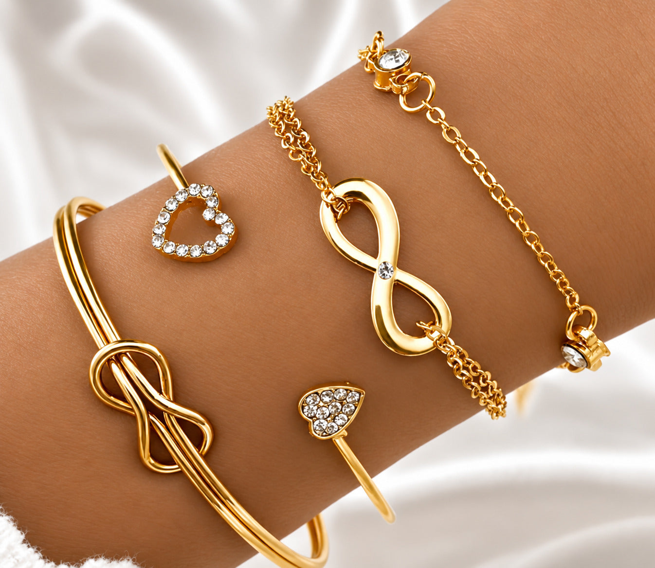 Infinite Glamour Bracelet Set
