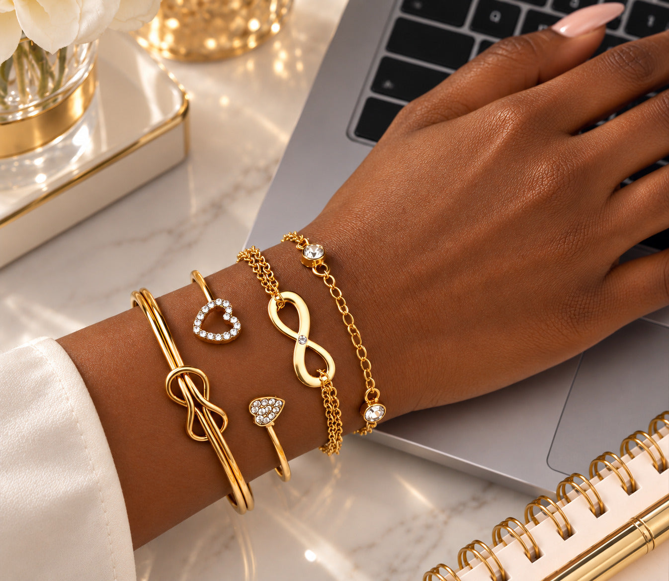 Infinite Glamour Bracelet Set