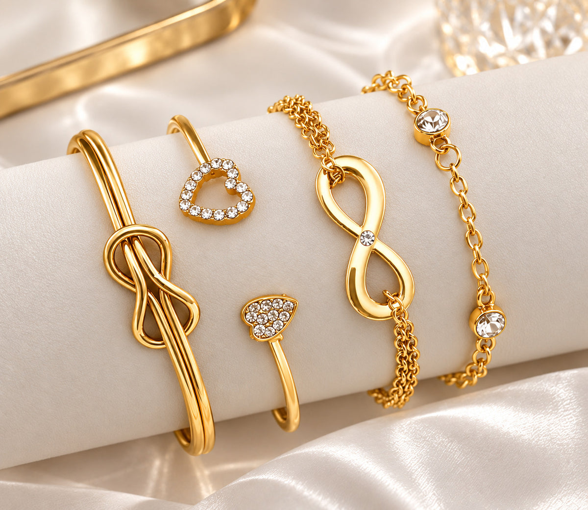 Infinite Glamour Bracelet Set
