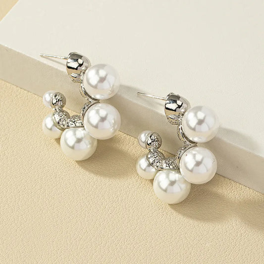 Pearl Flower Studs