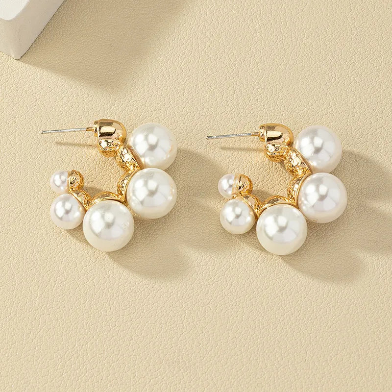 Pearl Flower Studs