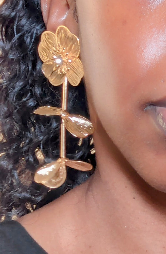 Golden Bloom Earrings
