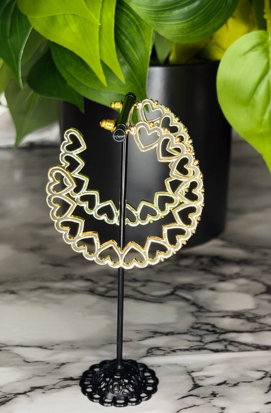 Heartbeat Hoops Earrings