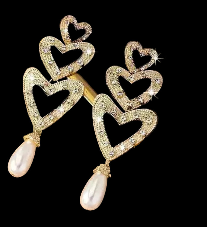 1-Pair-Elegant-Glam-Heart-Shape-Plating-Inlay-Ferroalloy-Rhinestones-14K-Gold-Plated-Drop-Earrings (2)