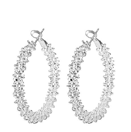 chunky style hoop earrings