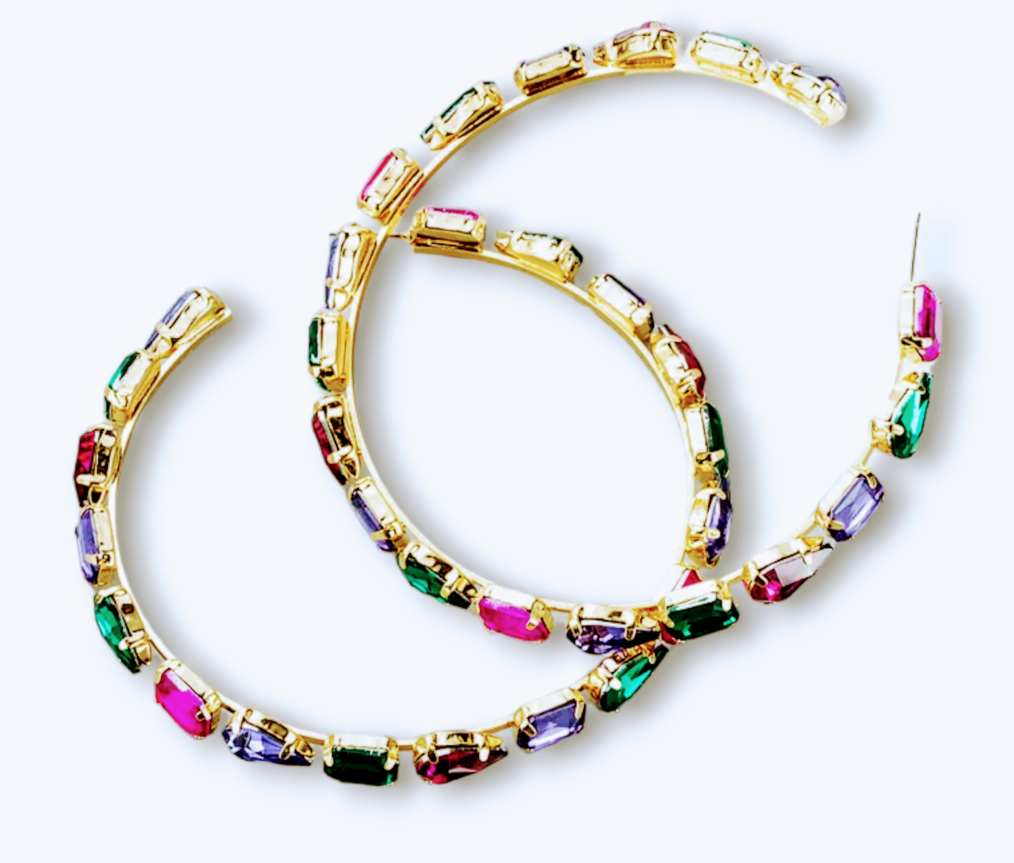 Rainbow Radiance Hoops