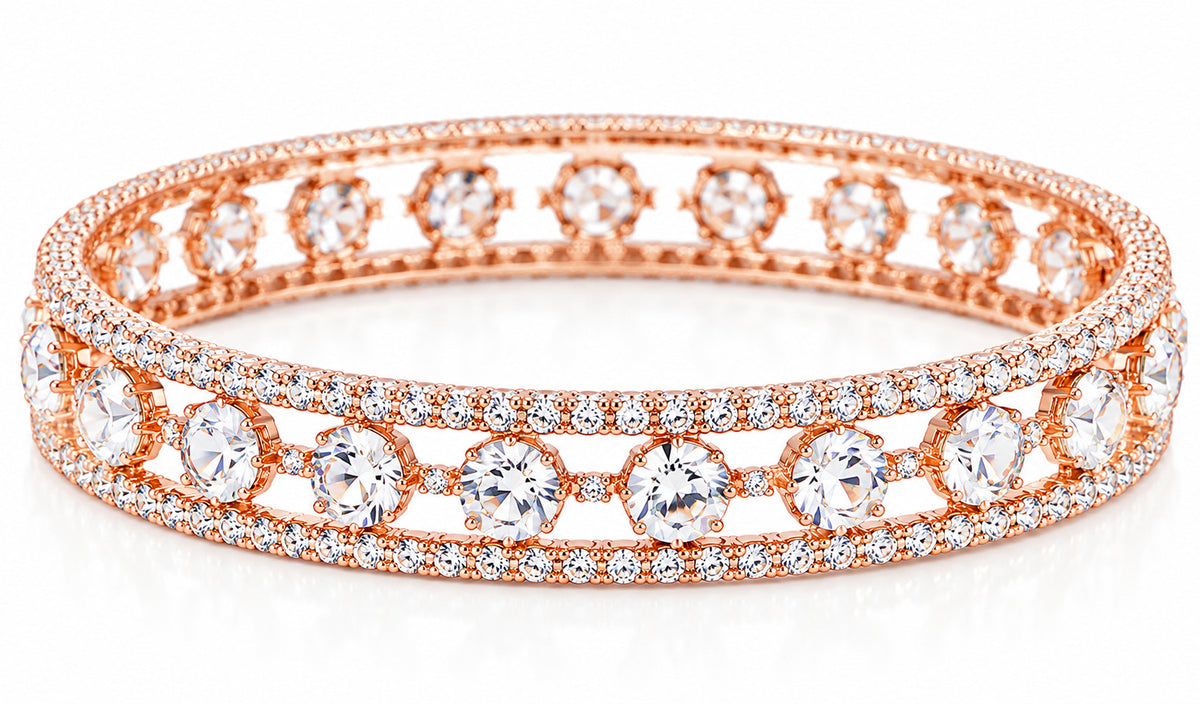 Crystal Royale Bracelet- Rosegold