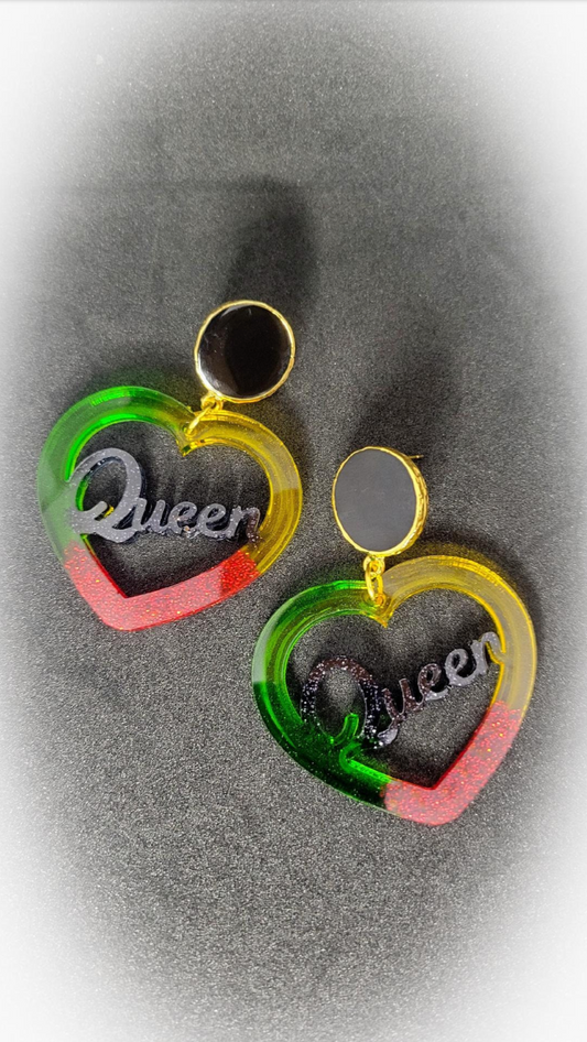 Queen Juneteenth Earrings