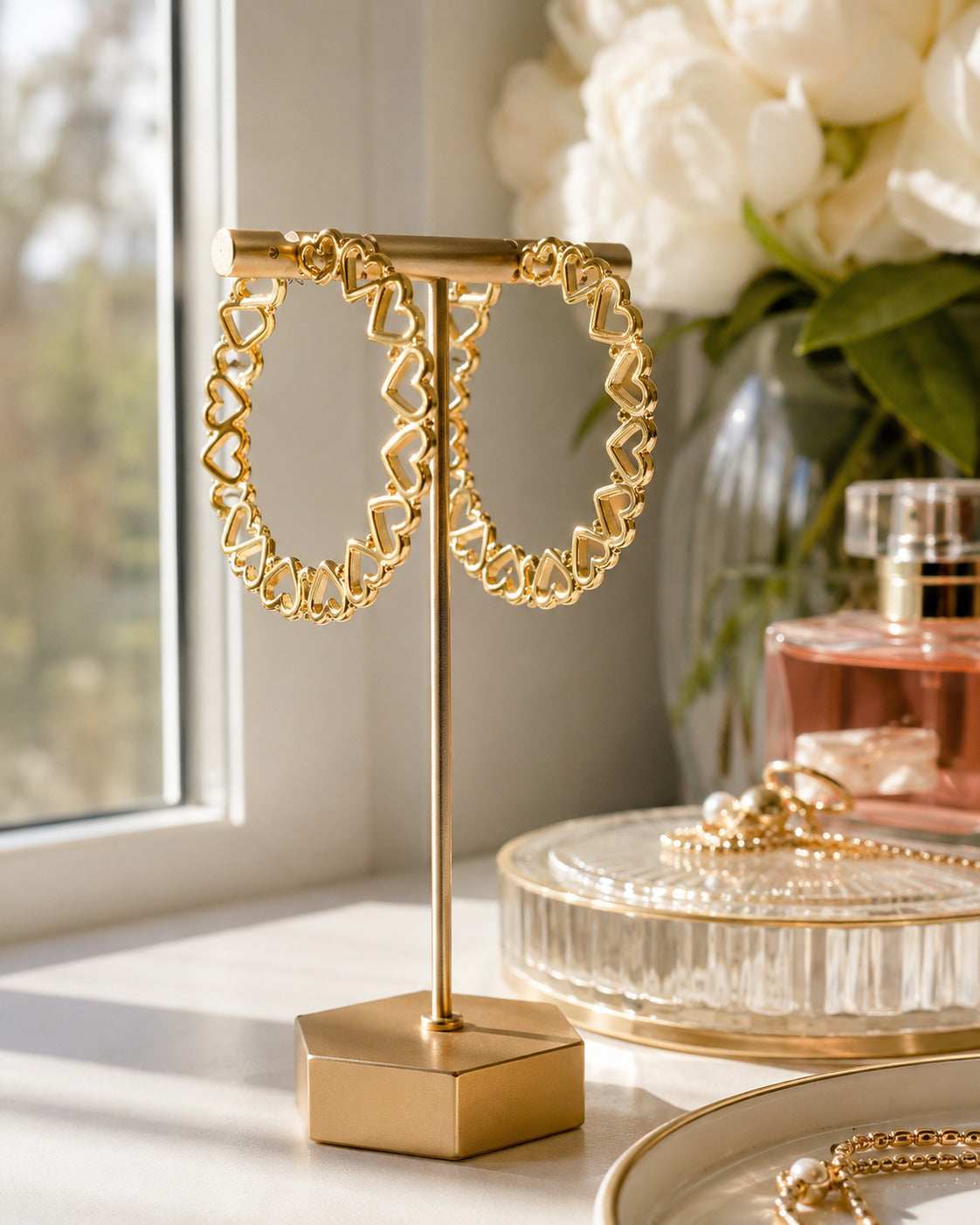 Heartbeat Hoops Earrings