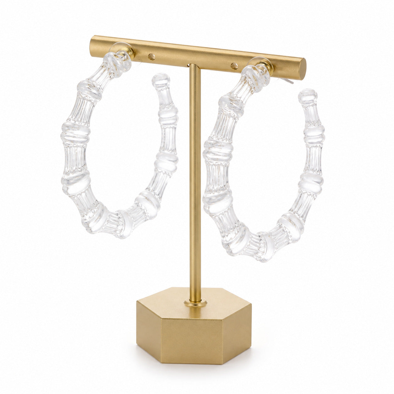 Pure Chic Clear Hoops