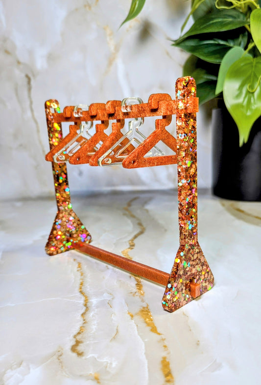 Rose Gold Glitter Earring Closet