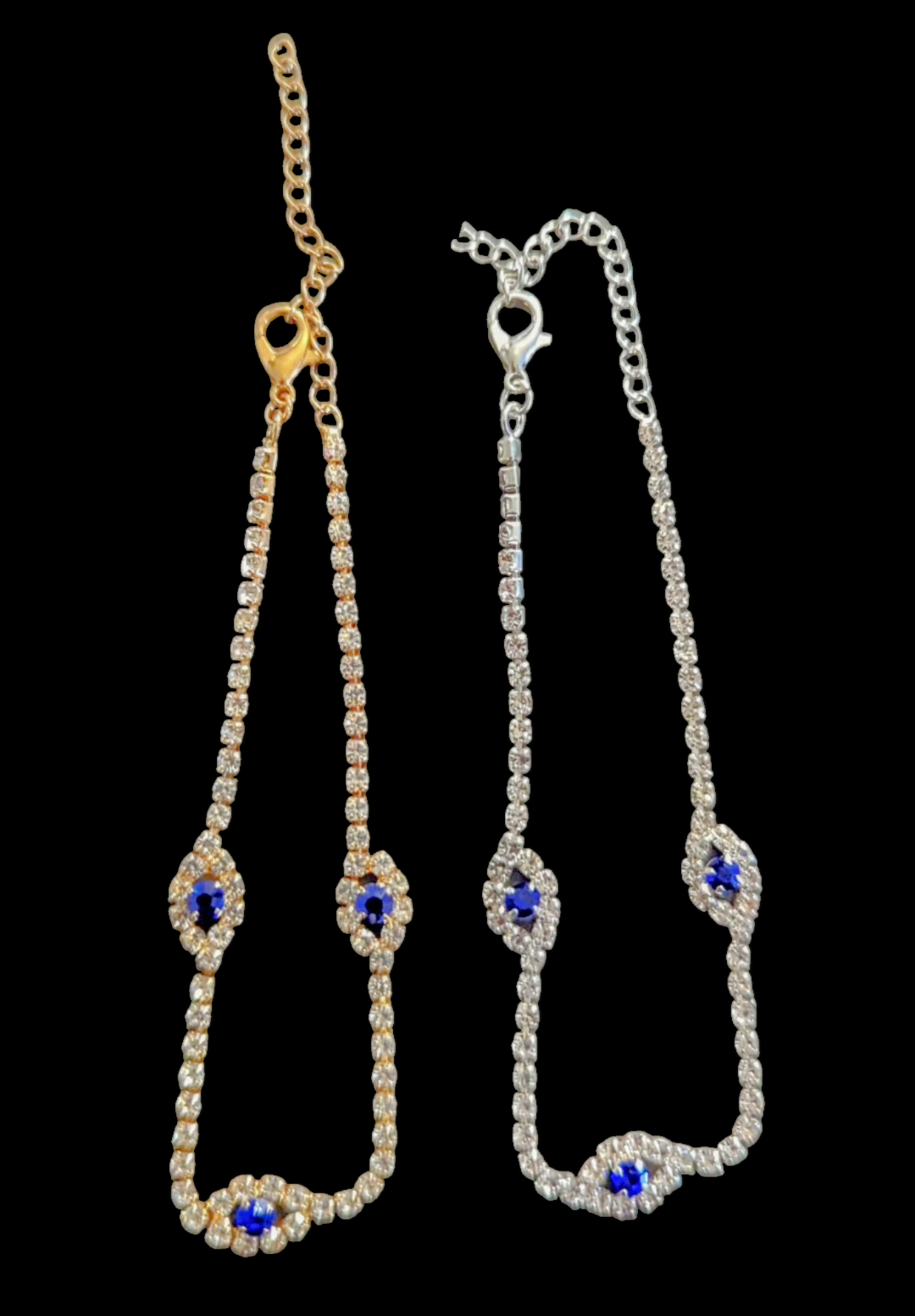 Sapphire Glow Anklet