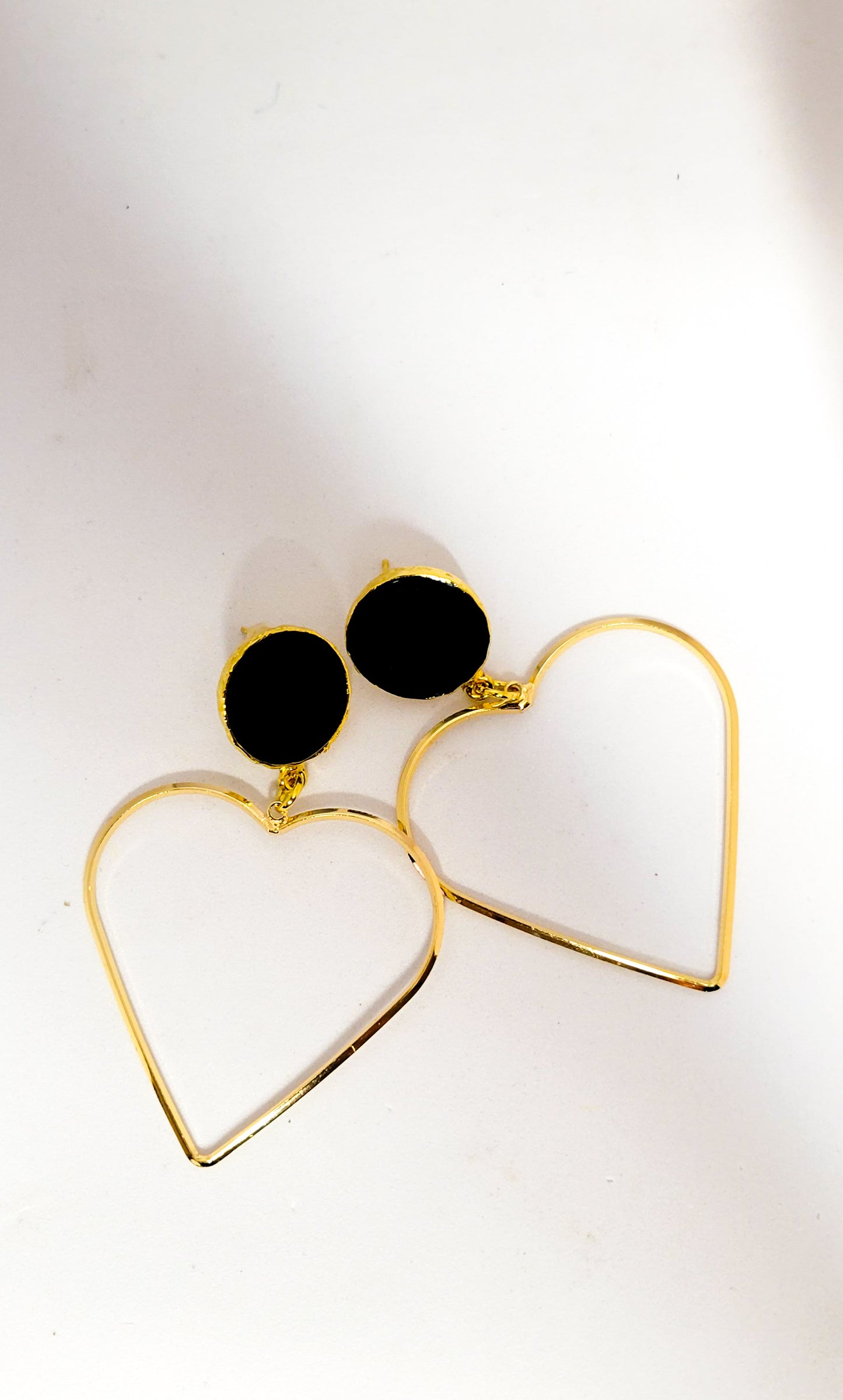 Golden Heart Studs